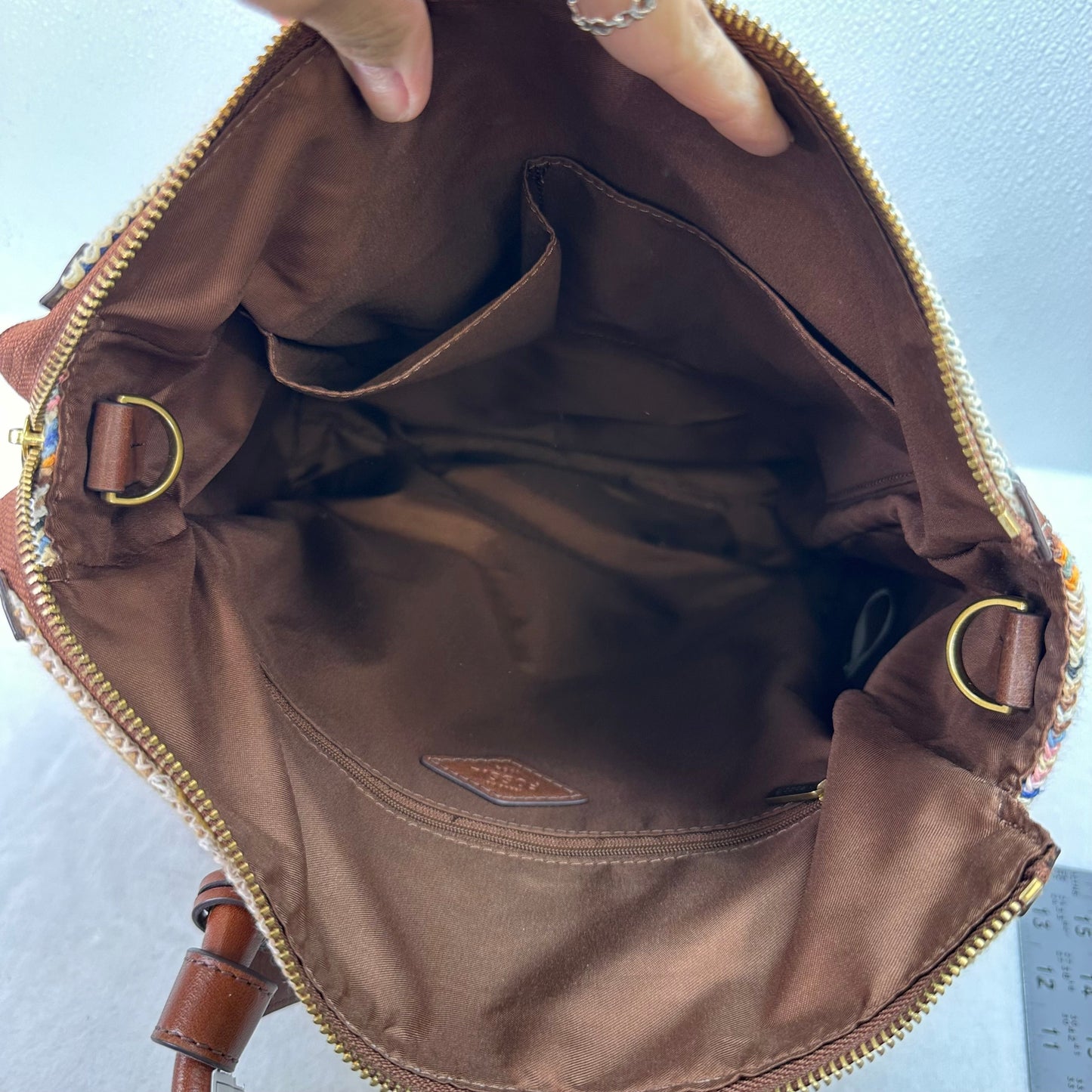 Handbag By Fossil, Size: Small
