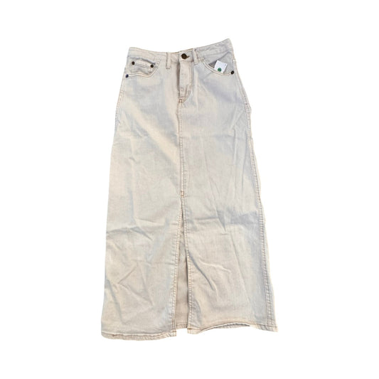 Skirt Maxi By Oat In Cream, Size:2