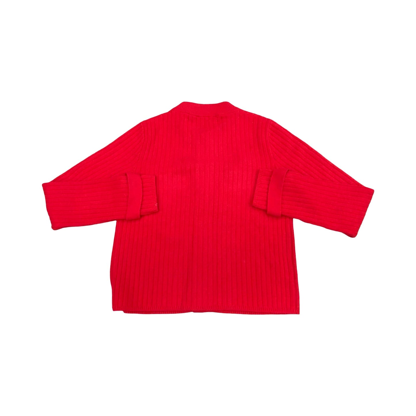 Sweater Cardigan By Ann Taylor In Red, Size:S