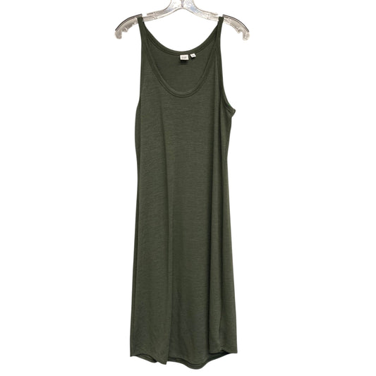 Dress Casual Midi By Gap In Green, Size:M