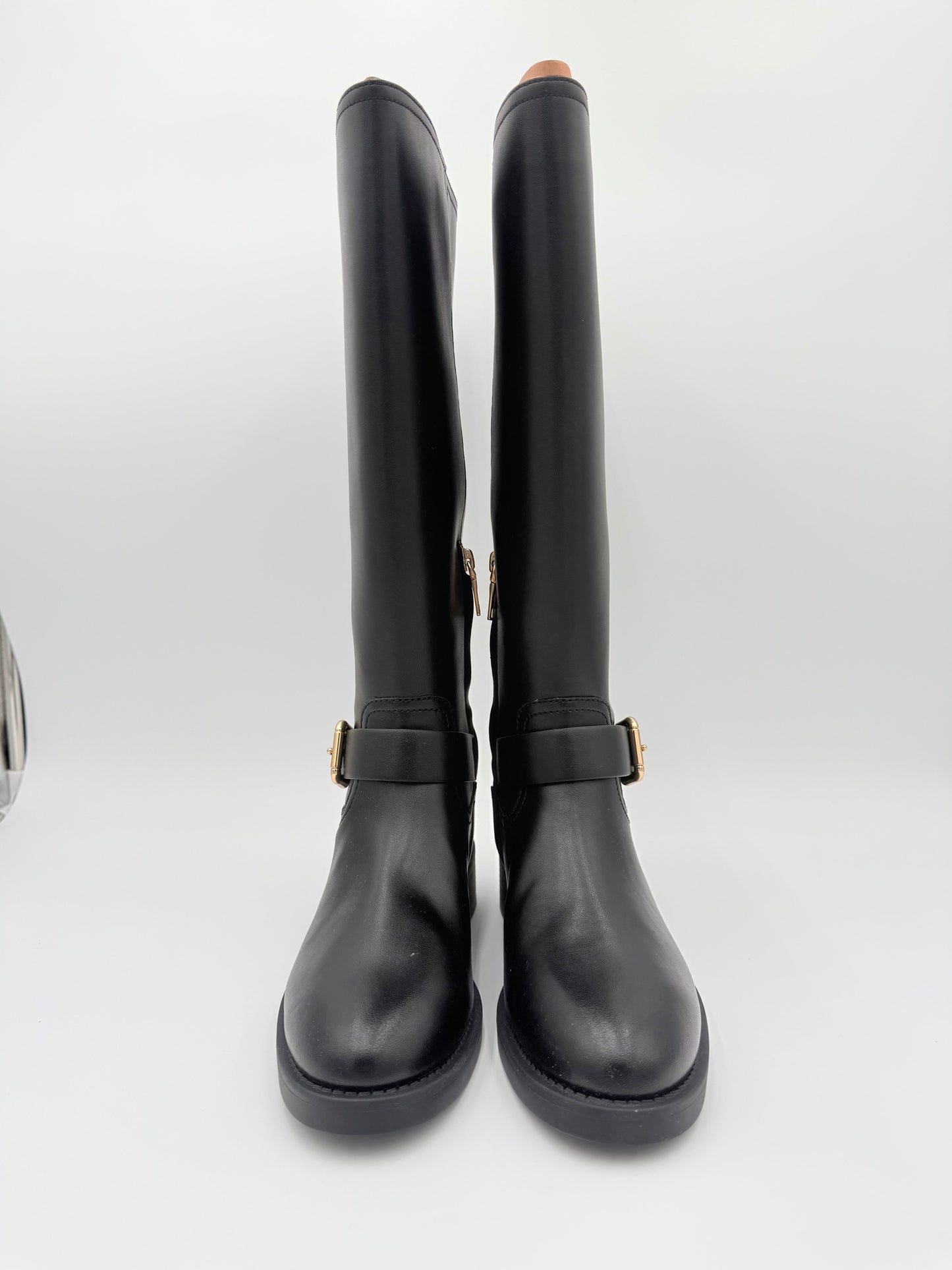 Boots Designer By Coach In Black, Size: 8.5