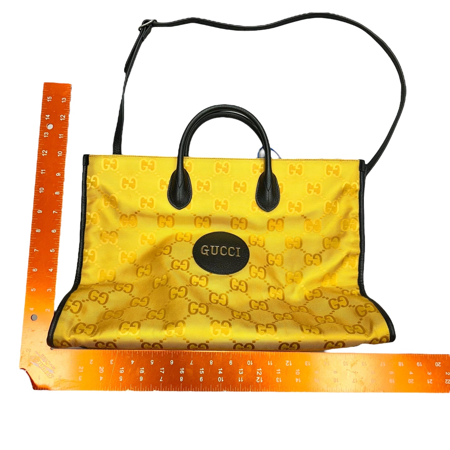 Tote Luxury Designer By Gucci, Size: Large