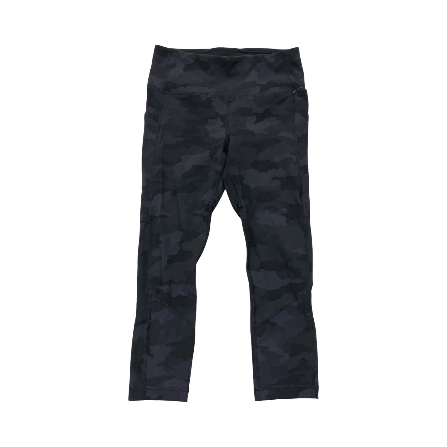 Athletic Capris By Lululemon In Camouflage Print, Size:6