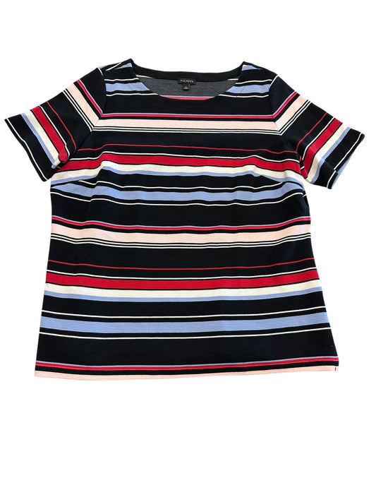 Top Ss By Talbots In Black & Blue, Size:Xl