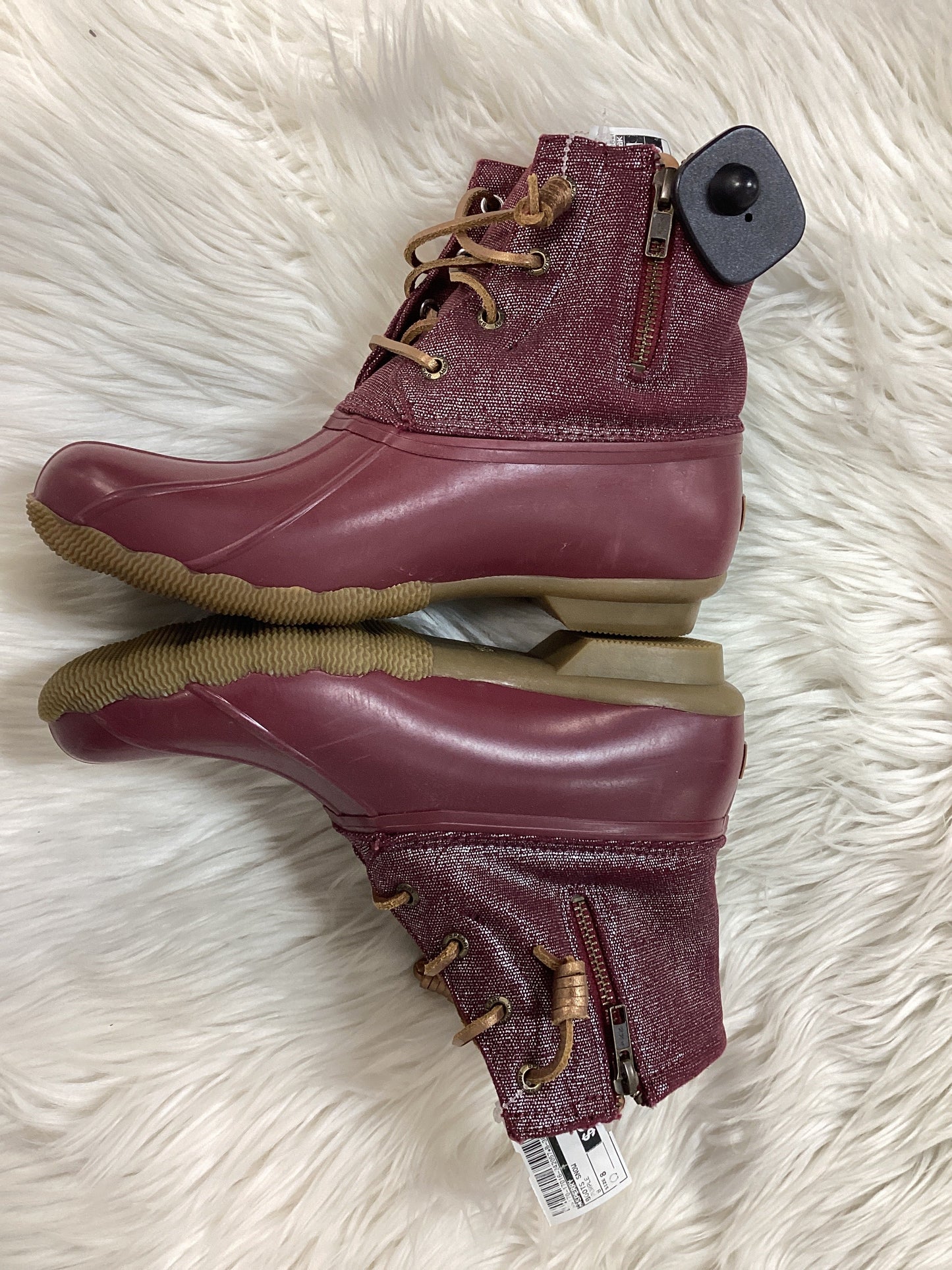 Boots Snow By Sperry In Purple, Size:8