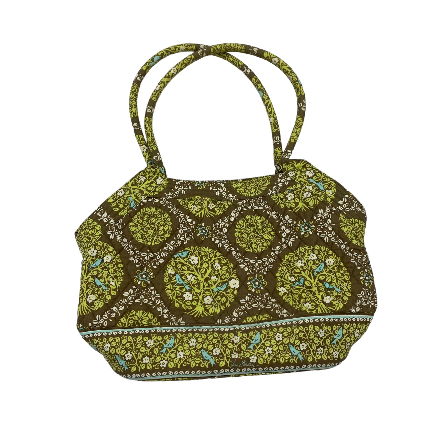 GREEN HANDBAG by VERA BRADLEY Size:MEDIUM