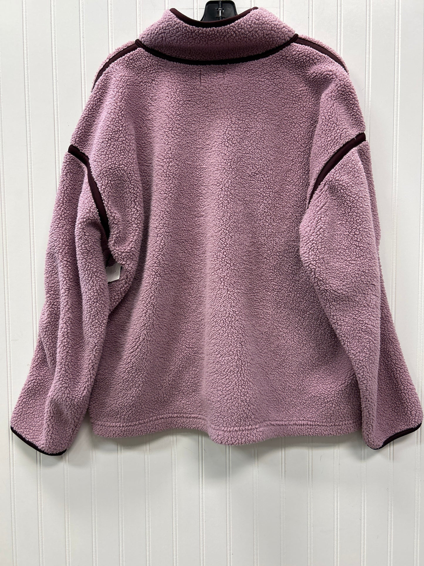 Athletic Fleece By Terra & Sky In Purple, Size:1X