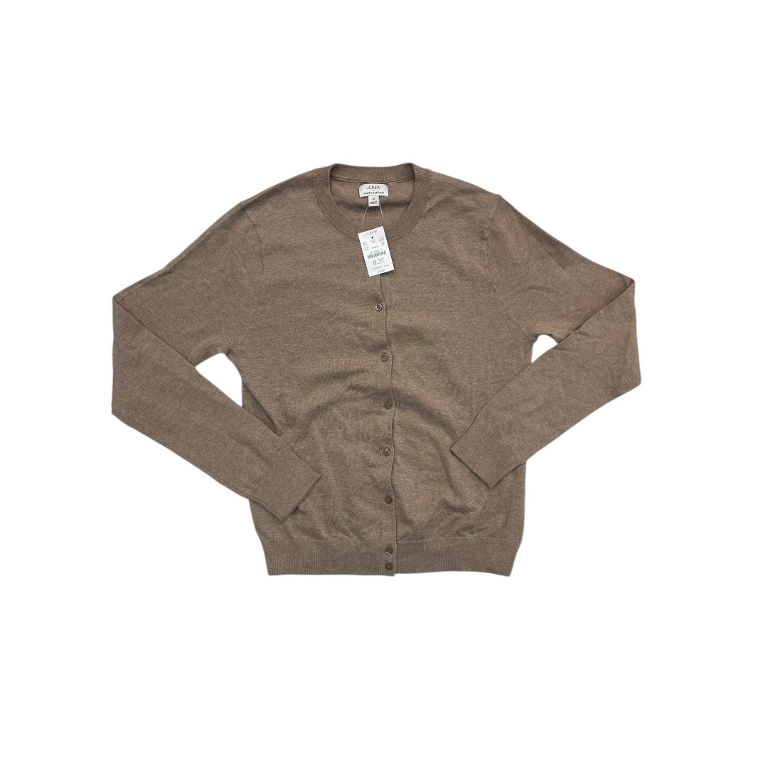 Sweater Cardigan By J. Crew In Taupe, Size:M