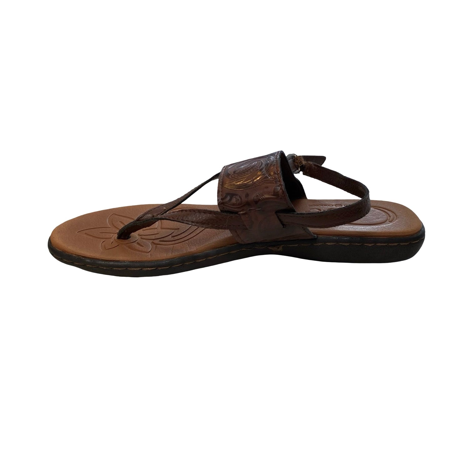 Sandals Flats By Boc In Brown, Size:8
