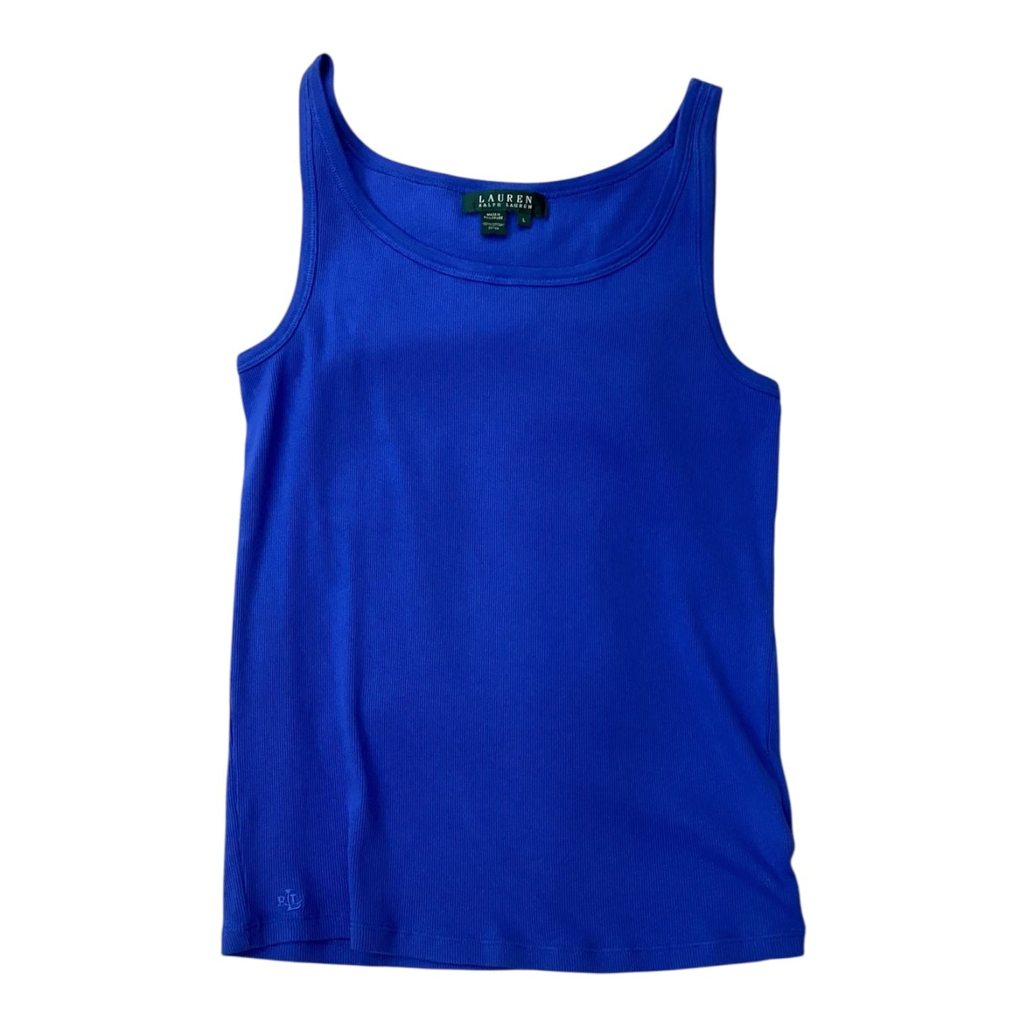 Tank Top By Ralph Lauren In Blue, Size:L