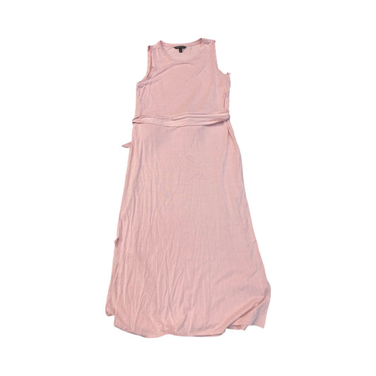 Dress Casual Midi By Banana Republic In Pink, Size:S