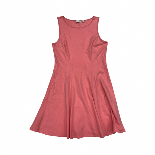 Dress Casual Midi By New York And Co In Pink, Size:L