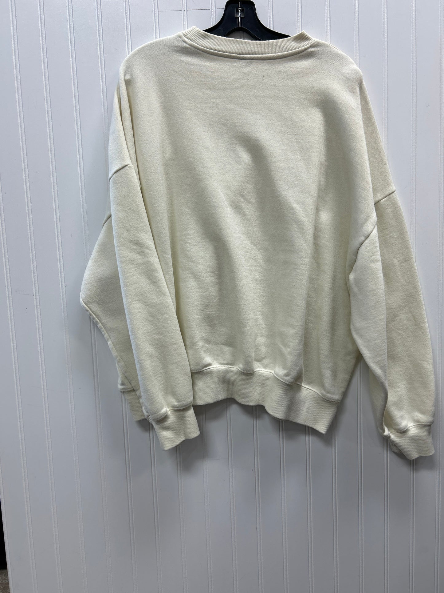 Sweatshirt Crewneck By Pacsun In Cream, Size:Osfm