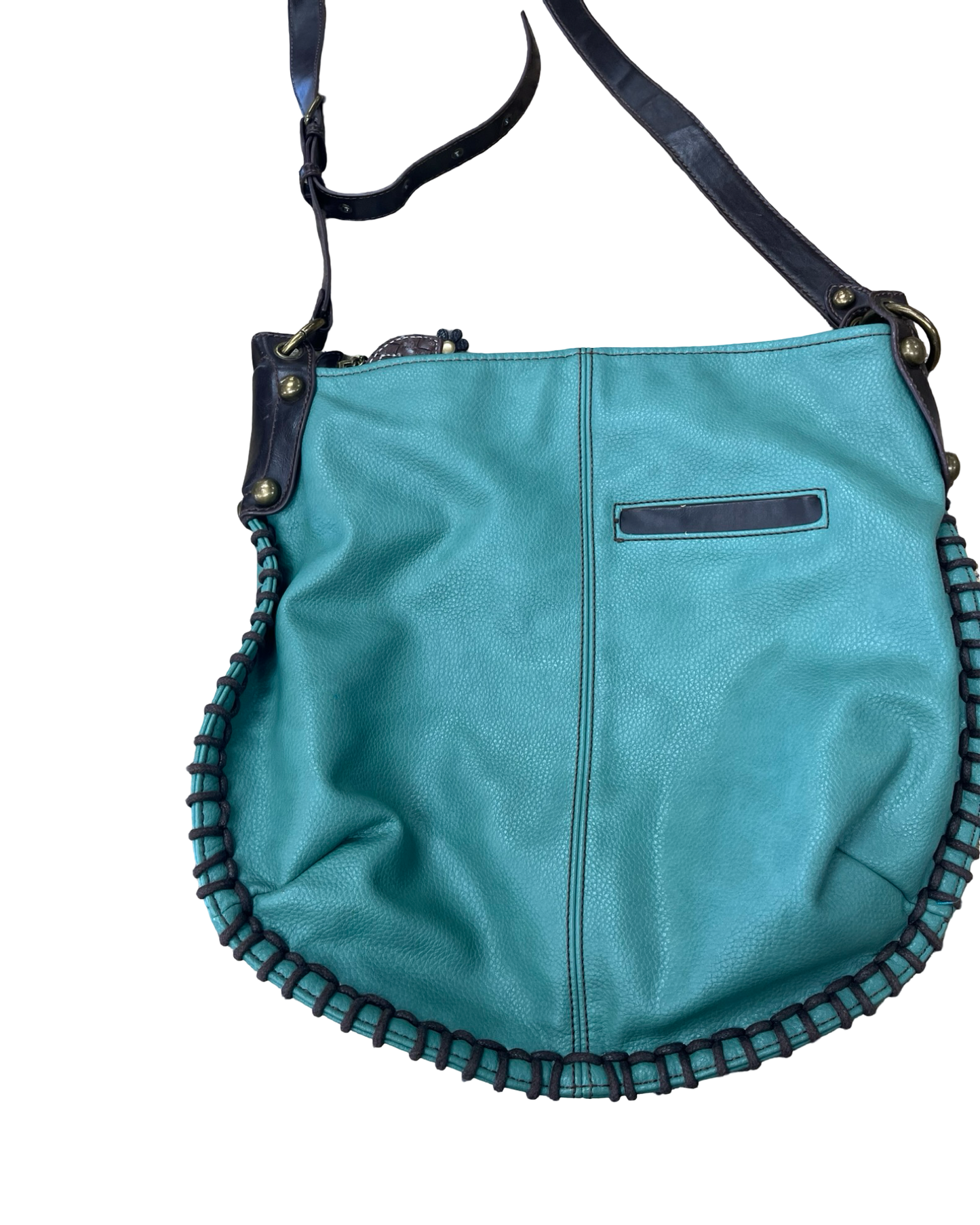 Handbag By Chala In Teal, Size:Large