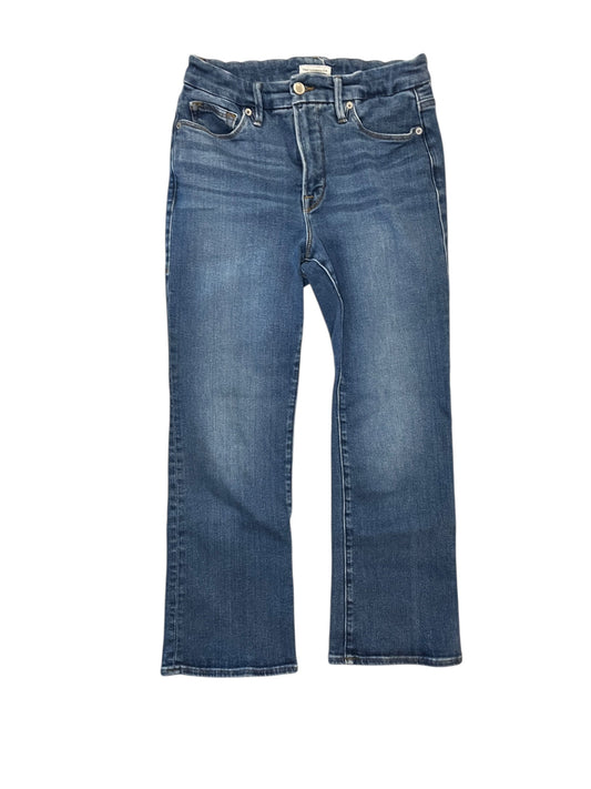 Jeans Straight By Good American In Blue Denim, Size:6
