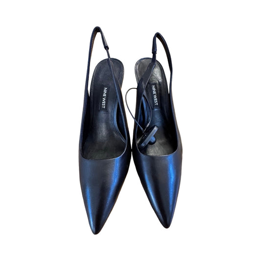 Shoes Heels Kitten By Nine West In Black, Size:6.5