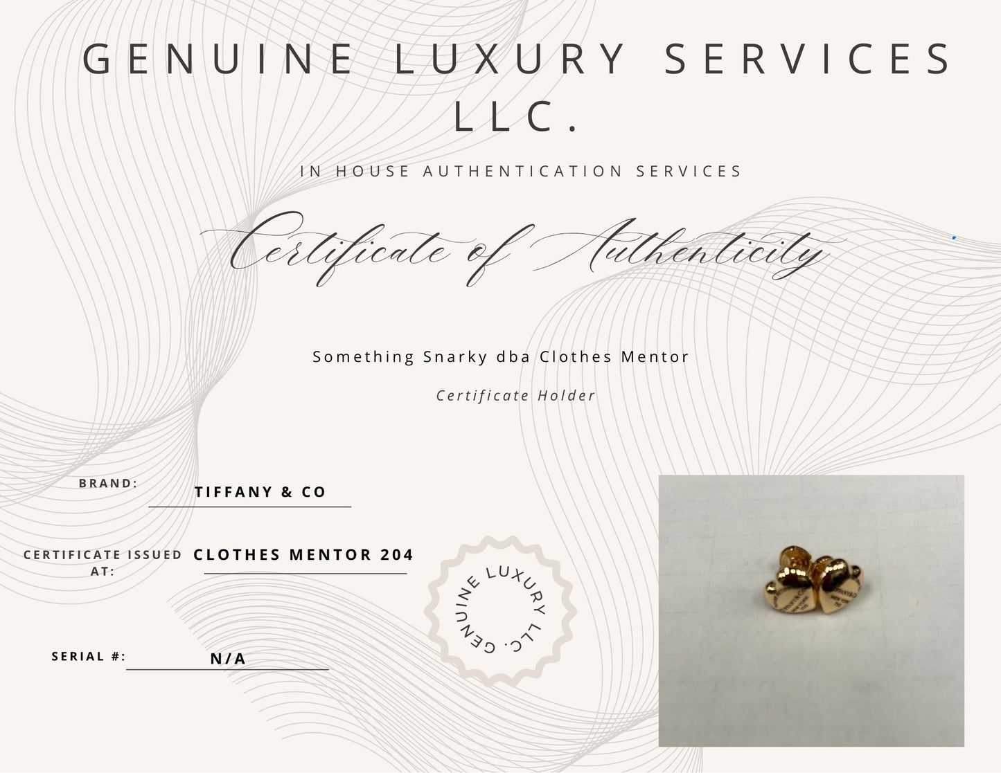 Tiffany & Company Full Heart 18K Luxury Designer Earrings