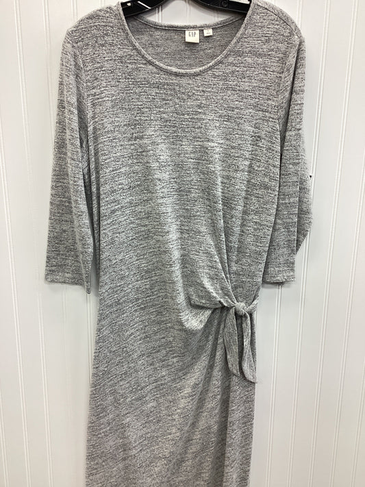 Dress Casual Maxi By Gap In Grey, Size:L