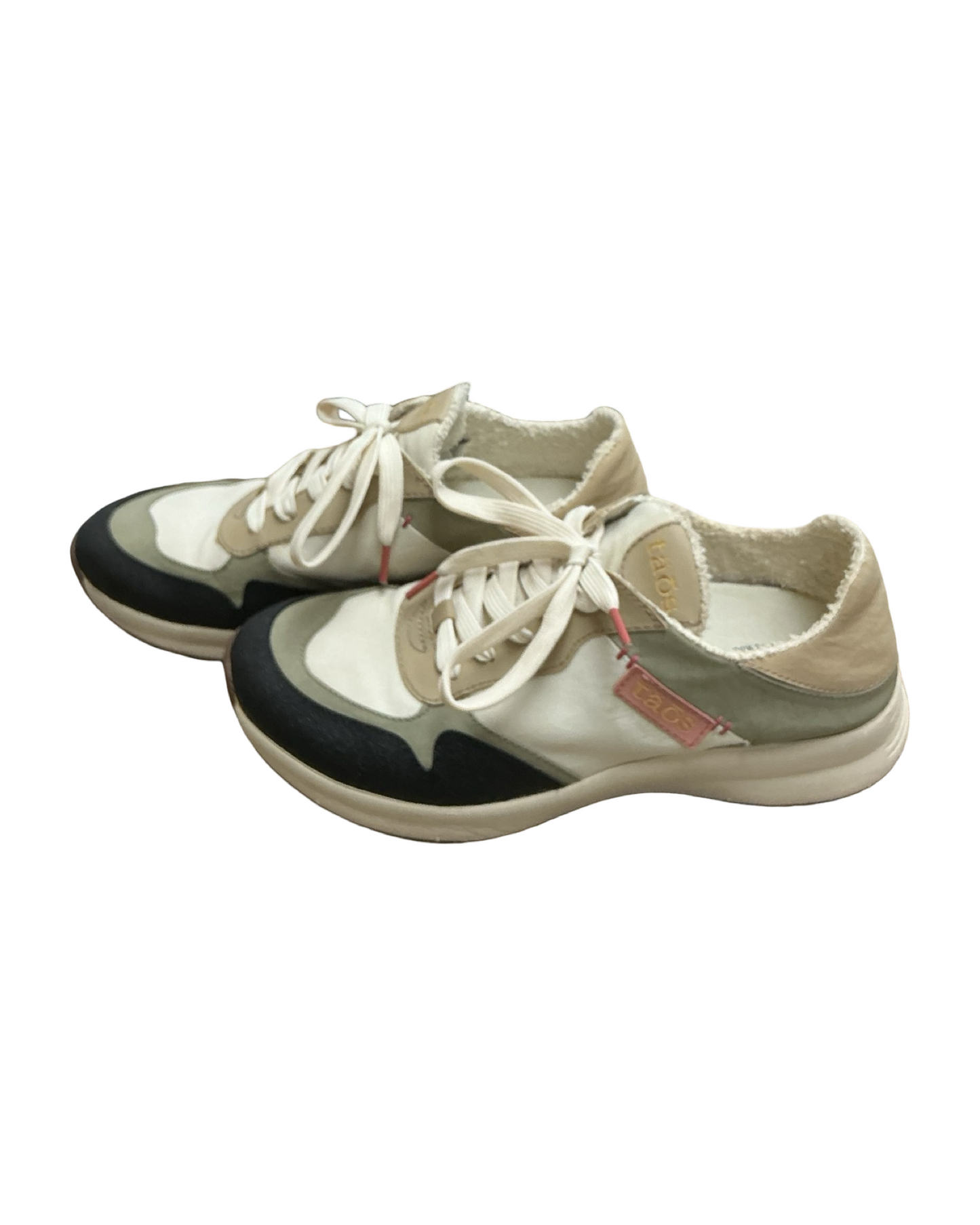 Shoes Sneakers By Taos In Cream & Tan, Size:6.5