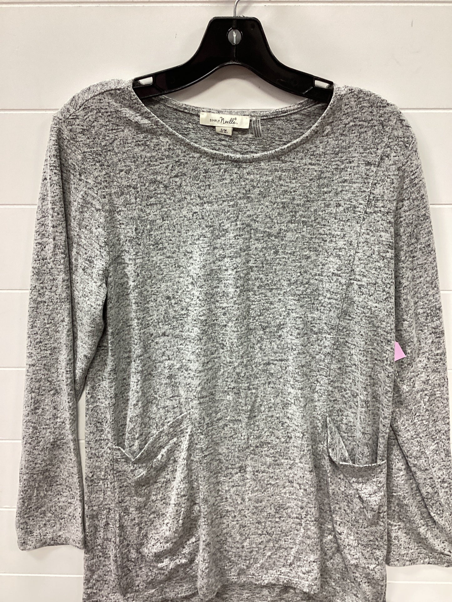Top Ls By Simply Noelle In Grey, Size:M