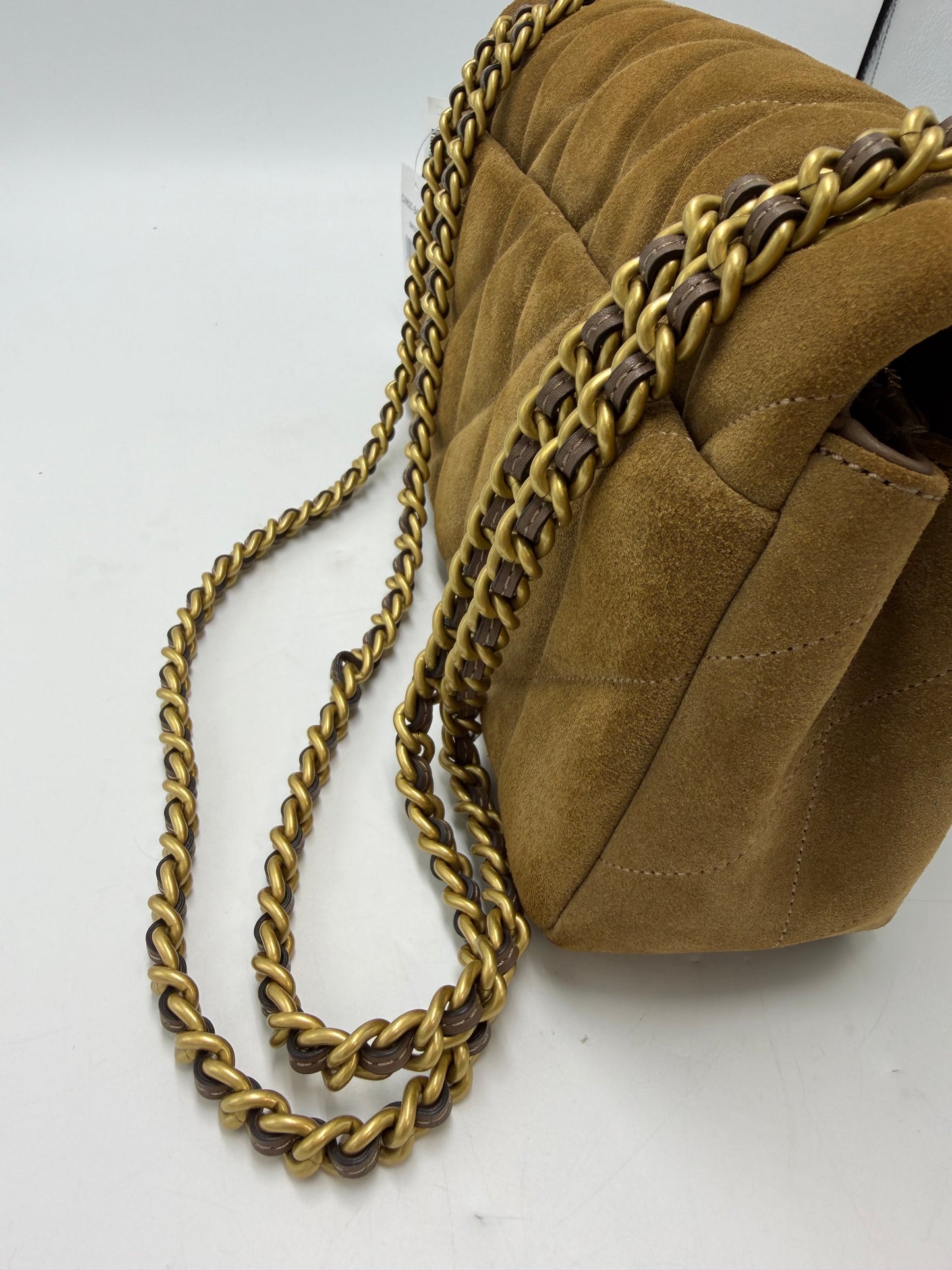 New! Coach Suede Tabby 26 Quilted Designer Handbag
