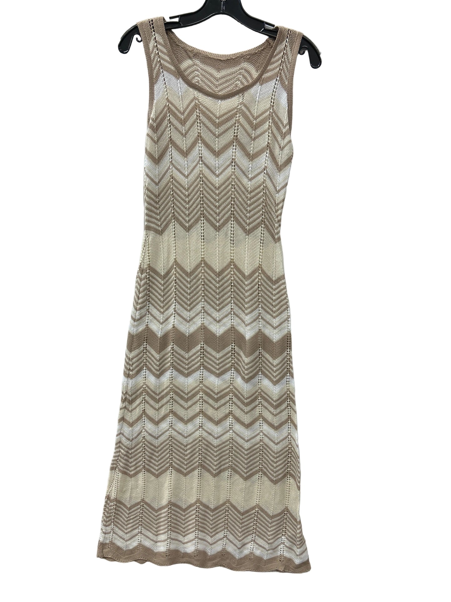 Dress Casual Maxi By Clothes Mentor In Cream, Size:L