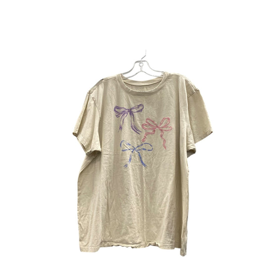 Top Ss By Torrid In Cream, Size:1X