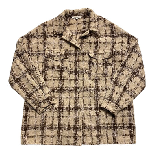 Blazer By Amaryllis In Plaid Pattern, Size:L