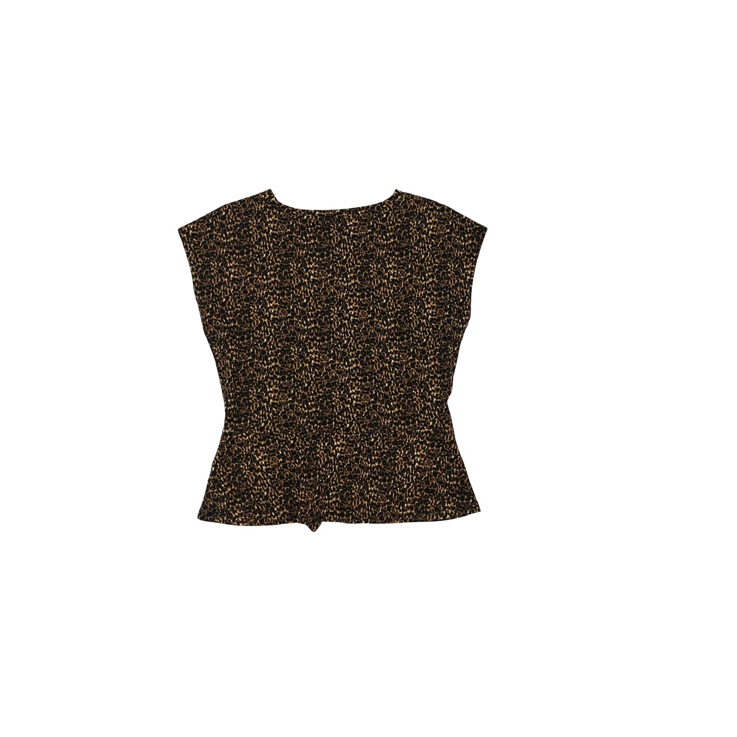 Top Ss By Talbots In Leopard Print, Size:Mp
