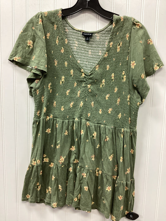 Top Ss By Torrid In Green, Size:2X