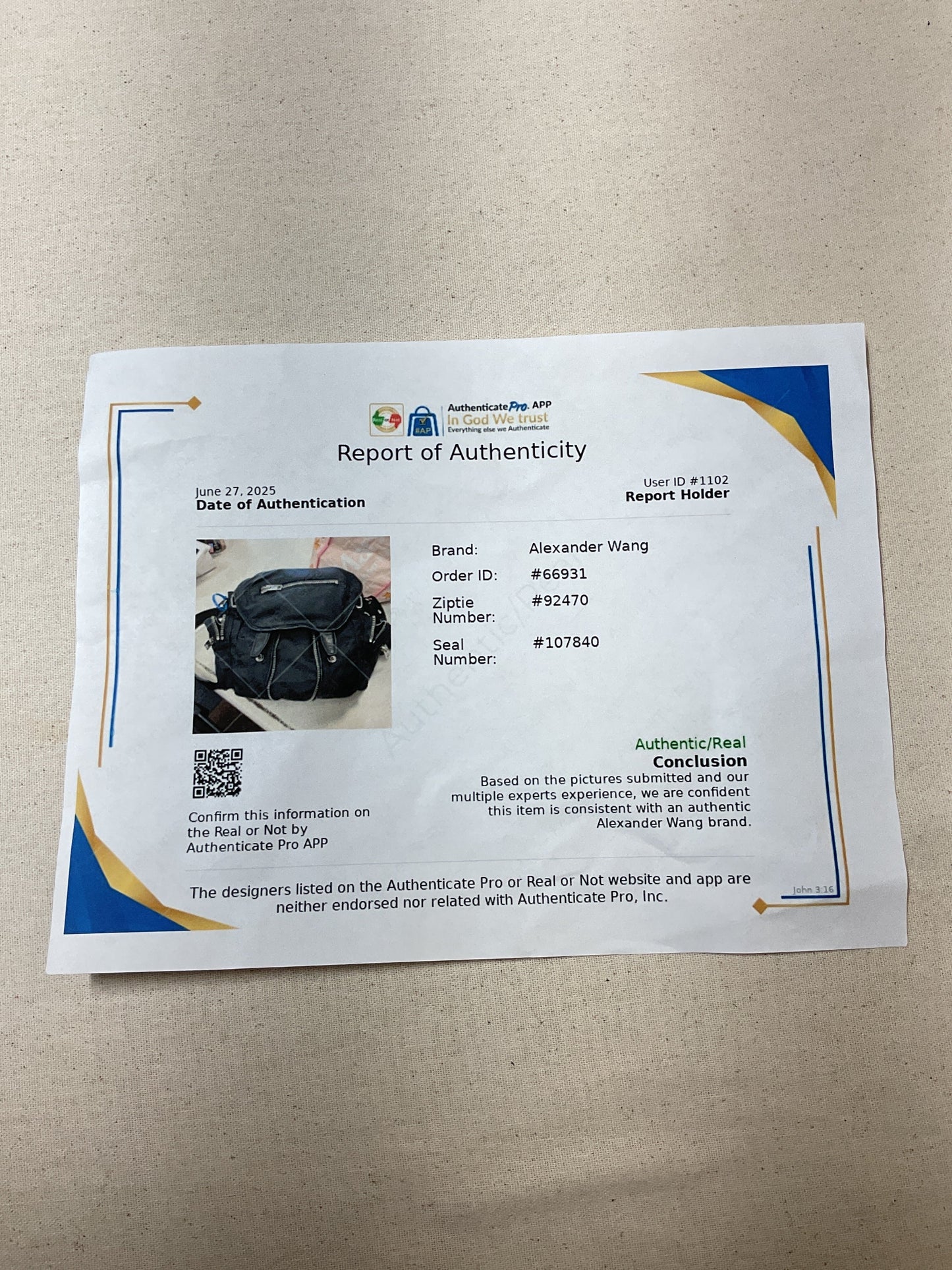 Backpack Luxury Designer By Alexander Wang In Black, Size:Medium