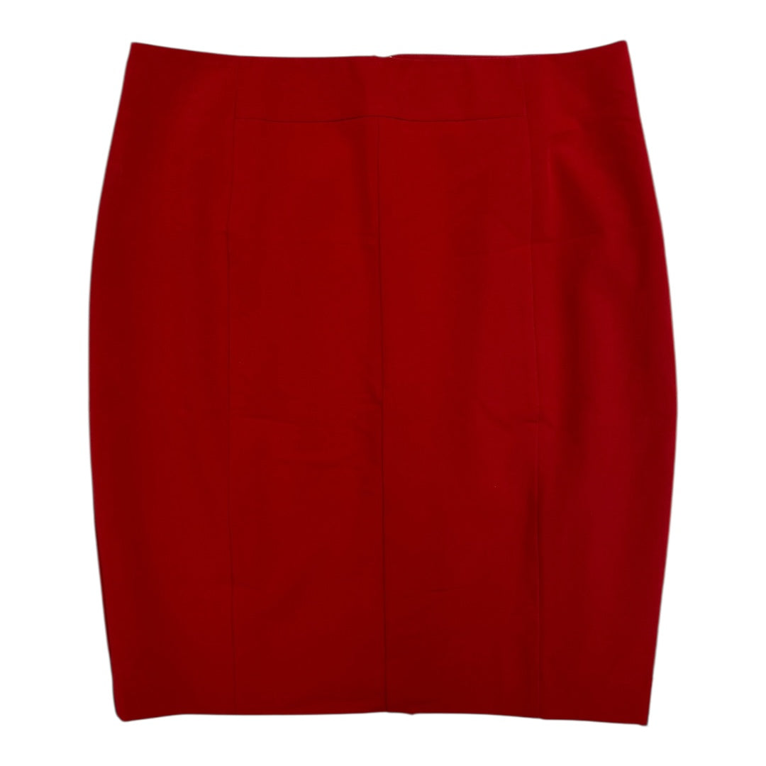 Skirt Midi By Worthington In Red, Size:16