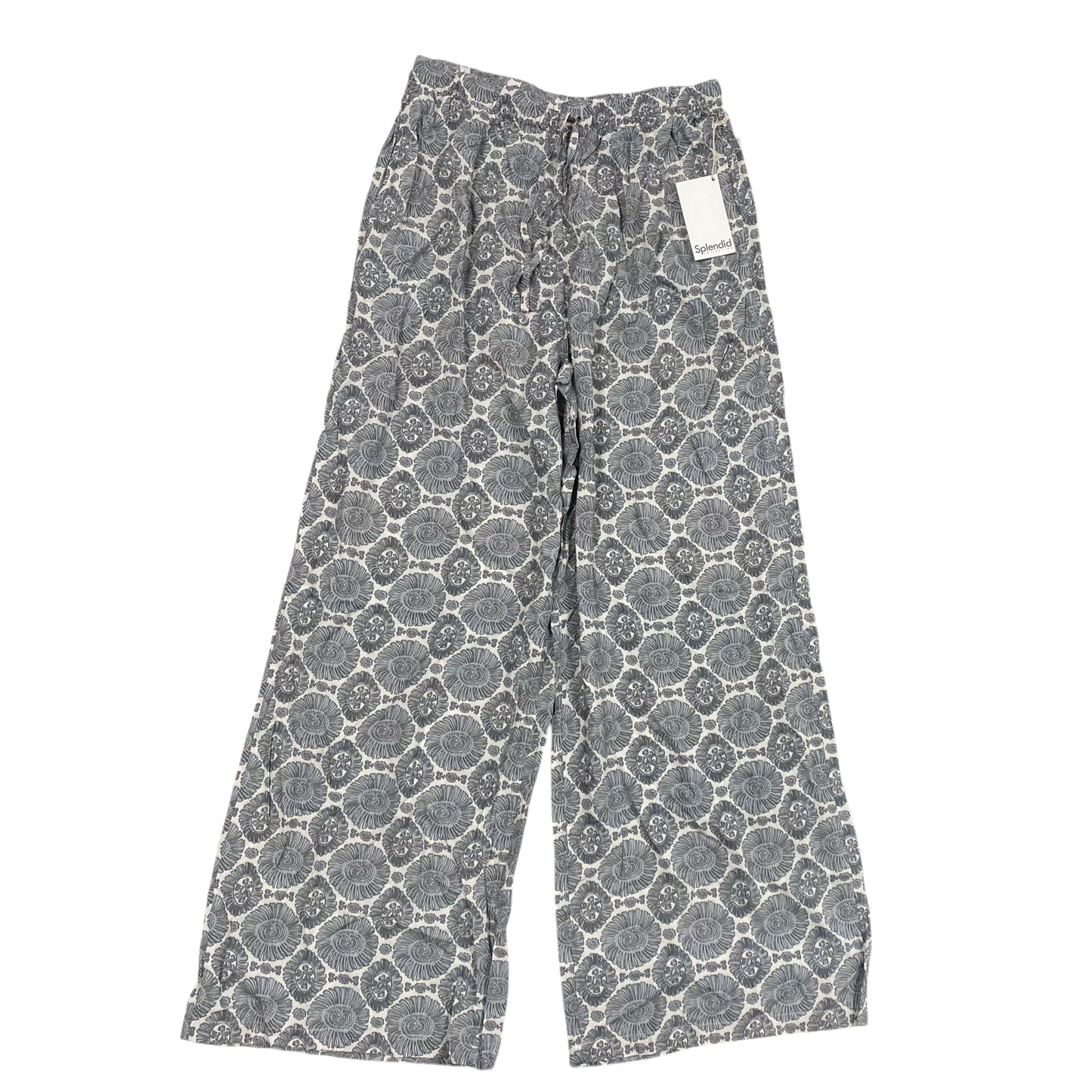 Pants Lounge By Splendid In Grey & White, Size:L