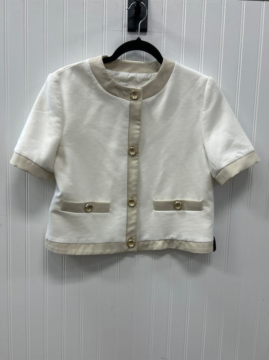 Blouse Ss By Zara In Cream, Size:S
