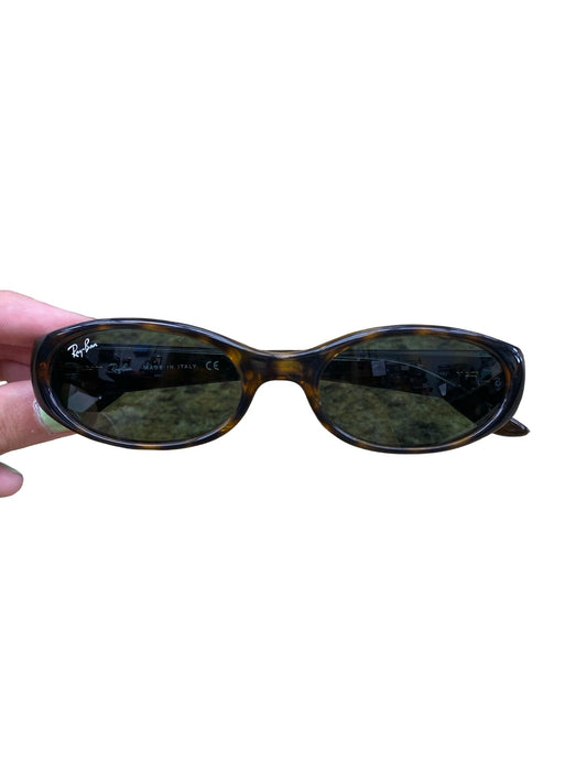 Sunglasses Designer By Ray Ban In Brown, Size: