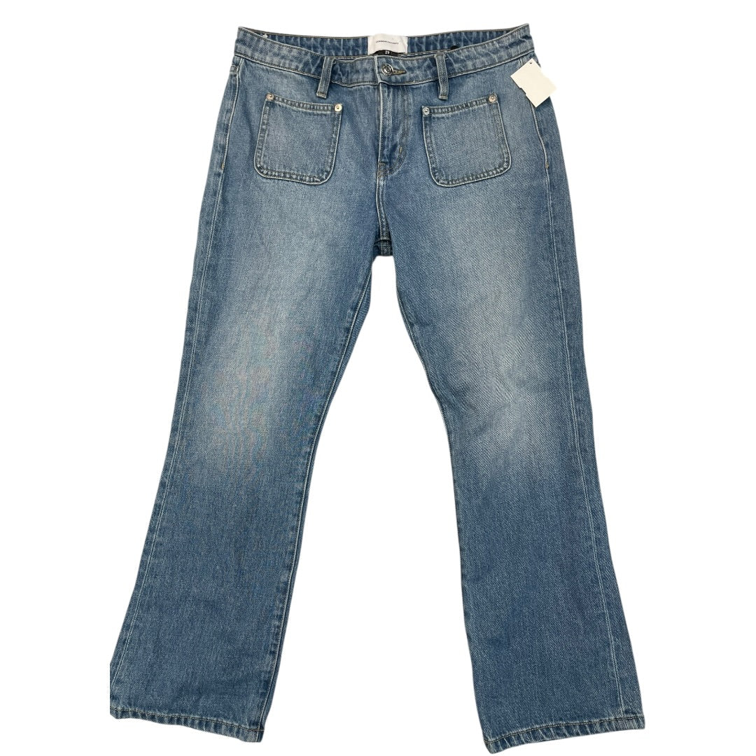 Jeans Straight By Current/Elliott In Blue Denim, Size:8