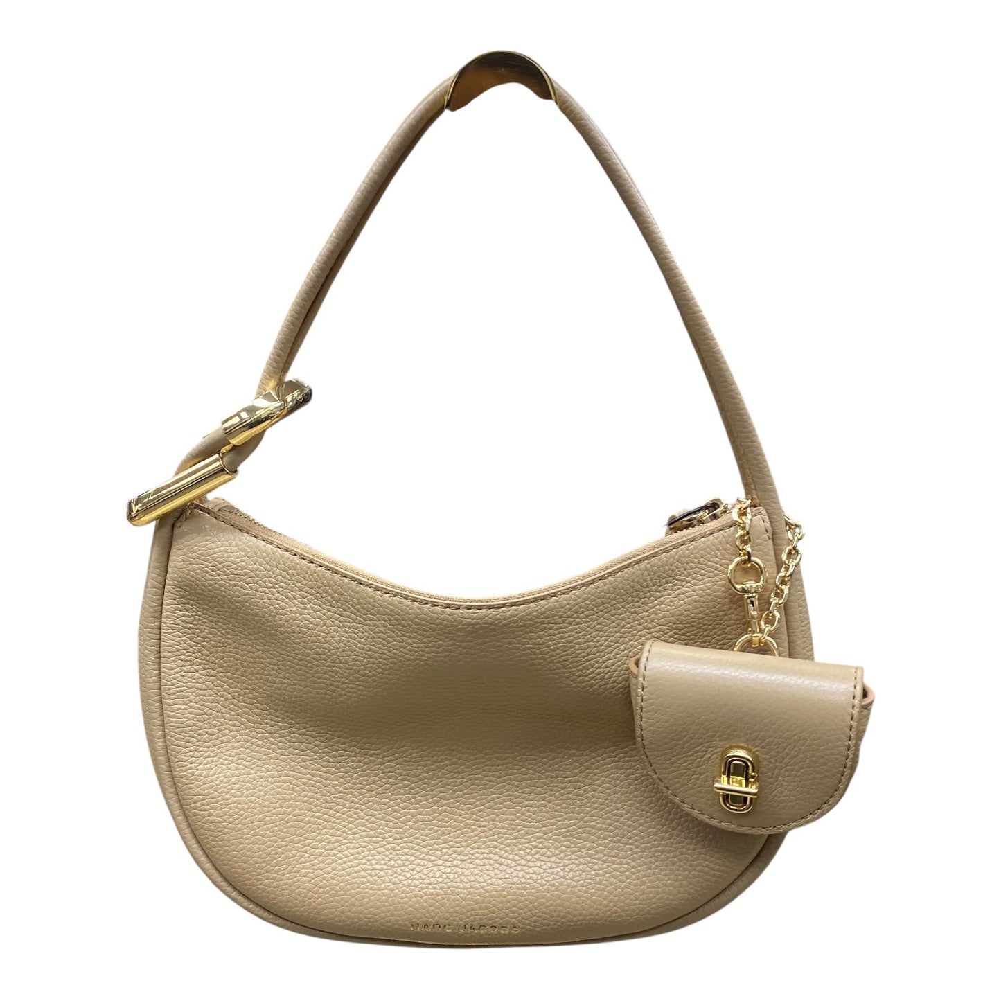 HANDBAG LUXURY DESIGNER by MARC JACOBS In TAN, Size: MEDIUM