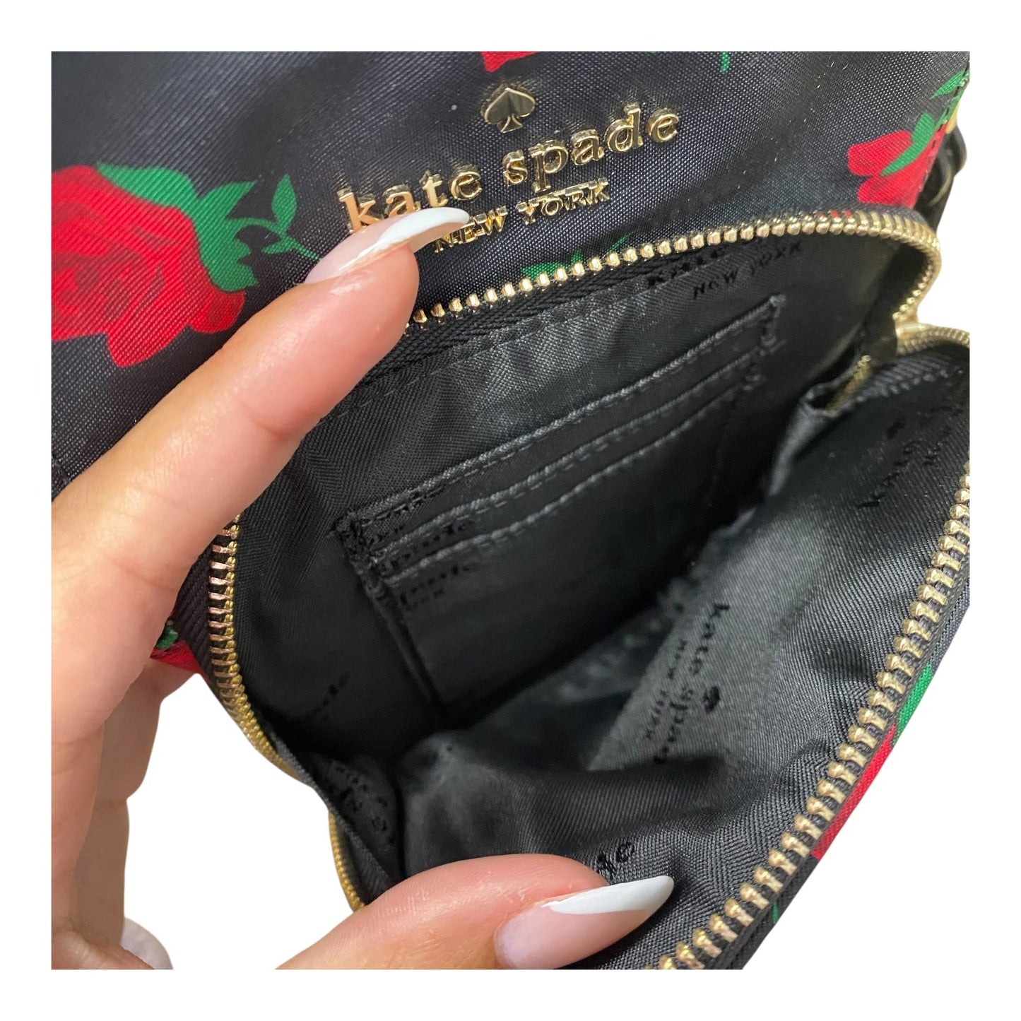 Handbag Designer By Kate Spade In Floral Print, Size:Small