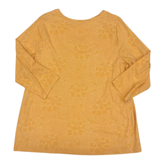 Top Ls By Isaac Mizrahi Live Qvc In Orange, Size:2X