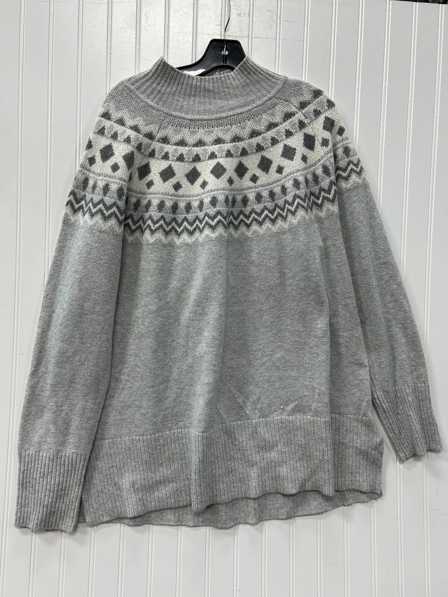 Sweater By Tahari In Grey, Size:2X