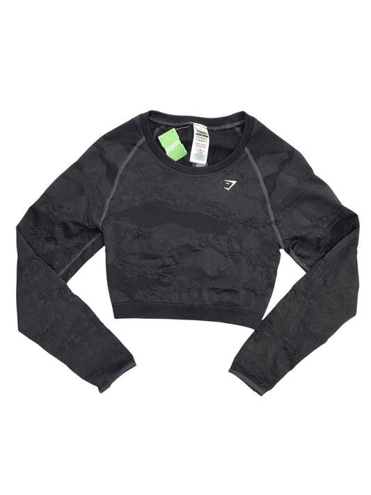 Athletic Top Ls Crewneck By Gym Shark In Grey, Size:L