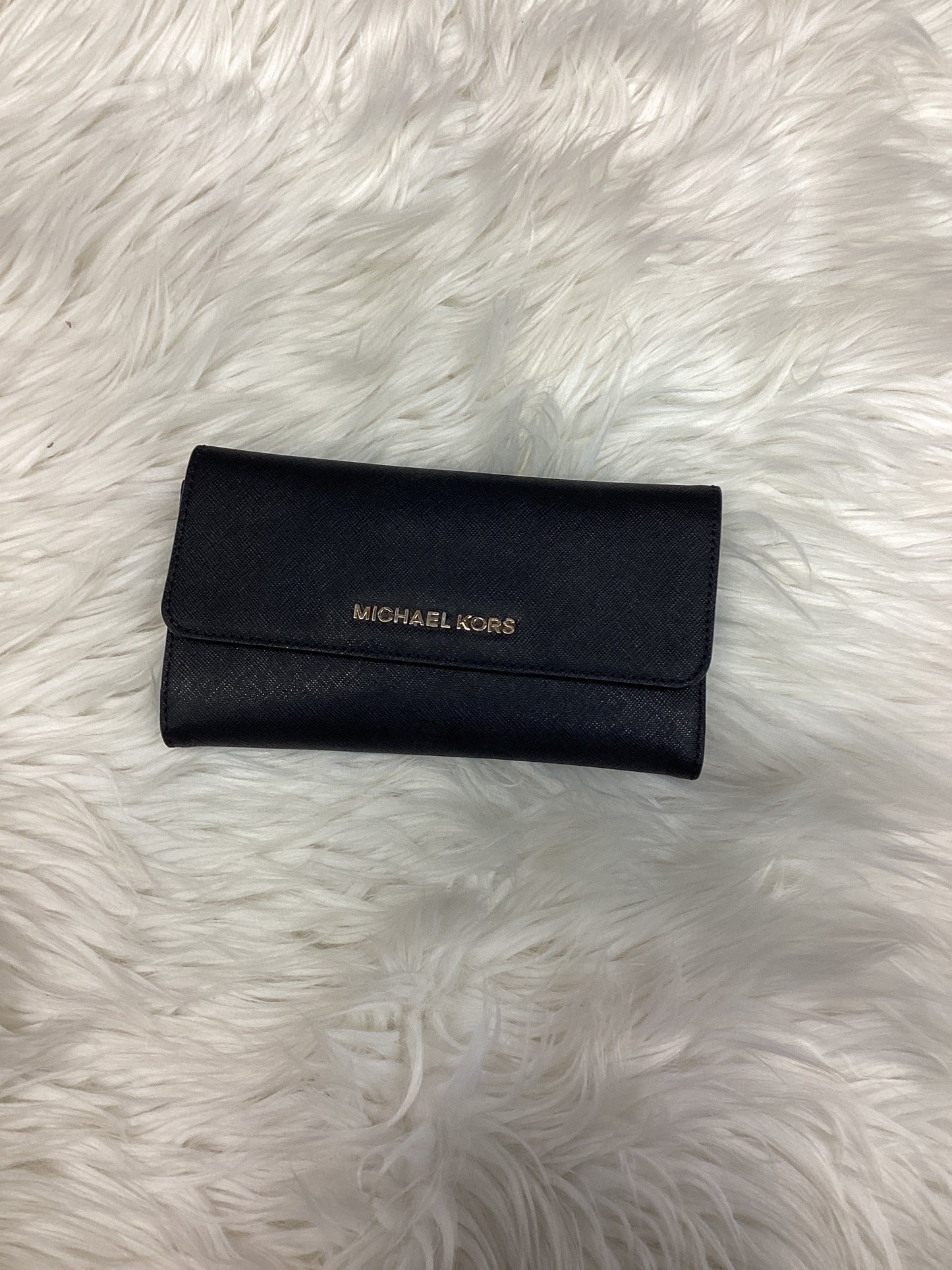 Wallet Designer By Michael Kors In Black, Size:Large