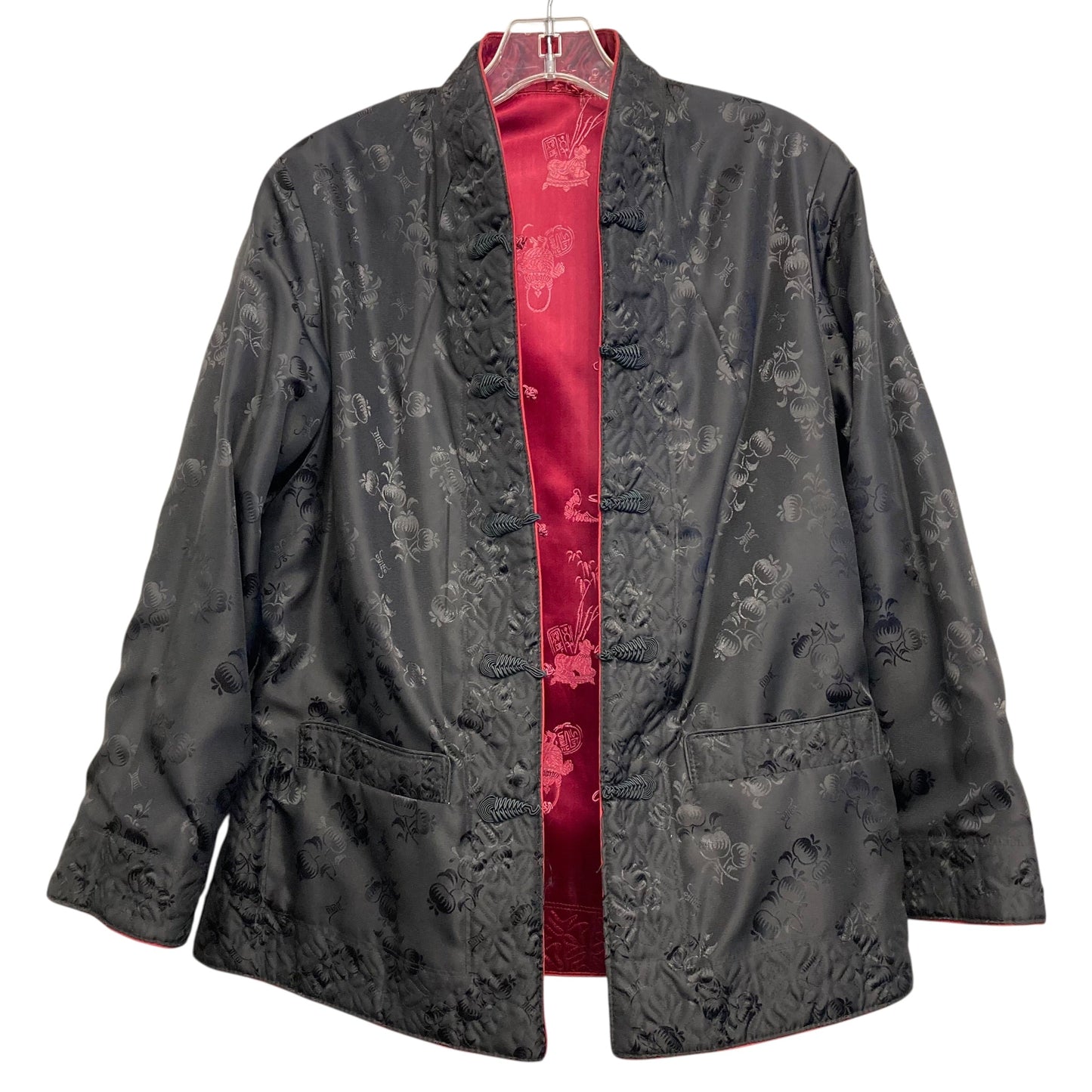 Blazer by Fortune In Black & Red, Size:S