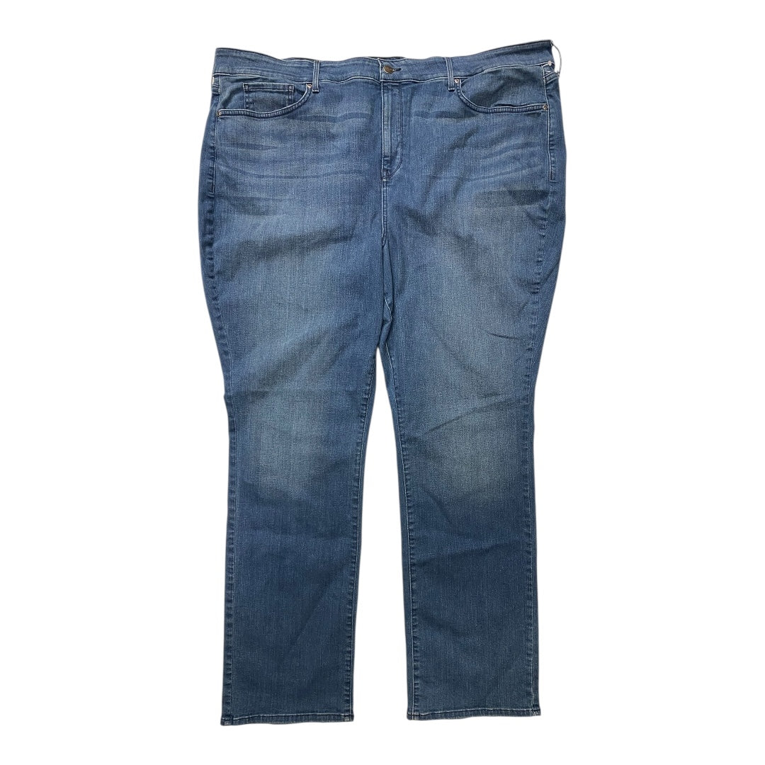 Jeans Straight By Not Your Daughters Jeans In Blue Denim, Size:26