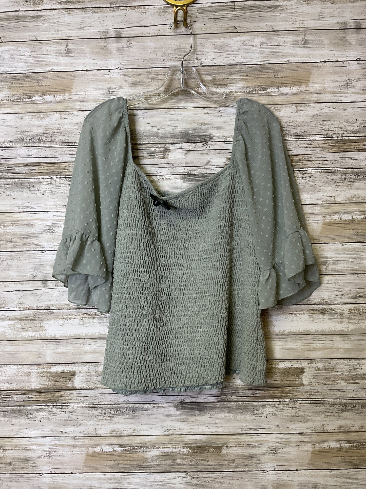 Top Ss By Siren Lily In Green, Size:3X