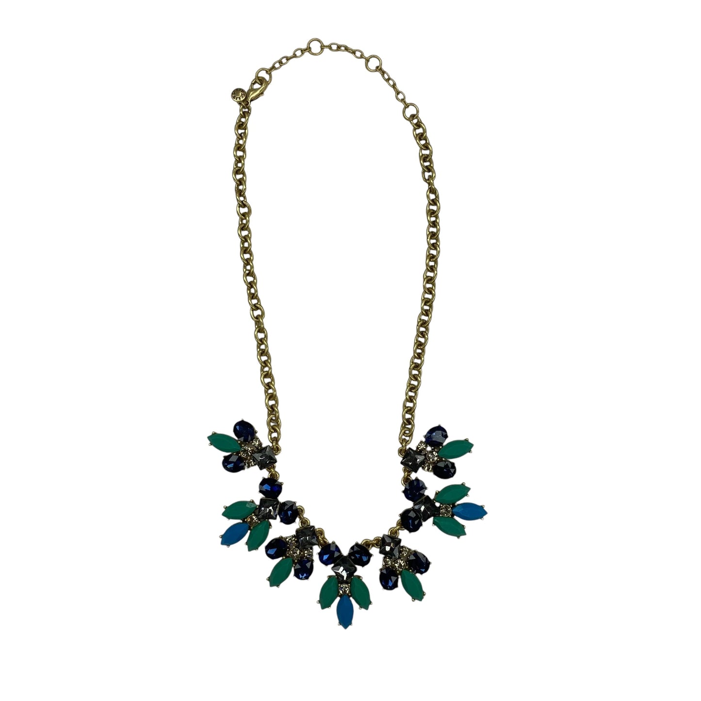 Necklace Statement By J. Crew In Blue & Gold