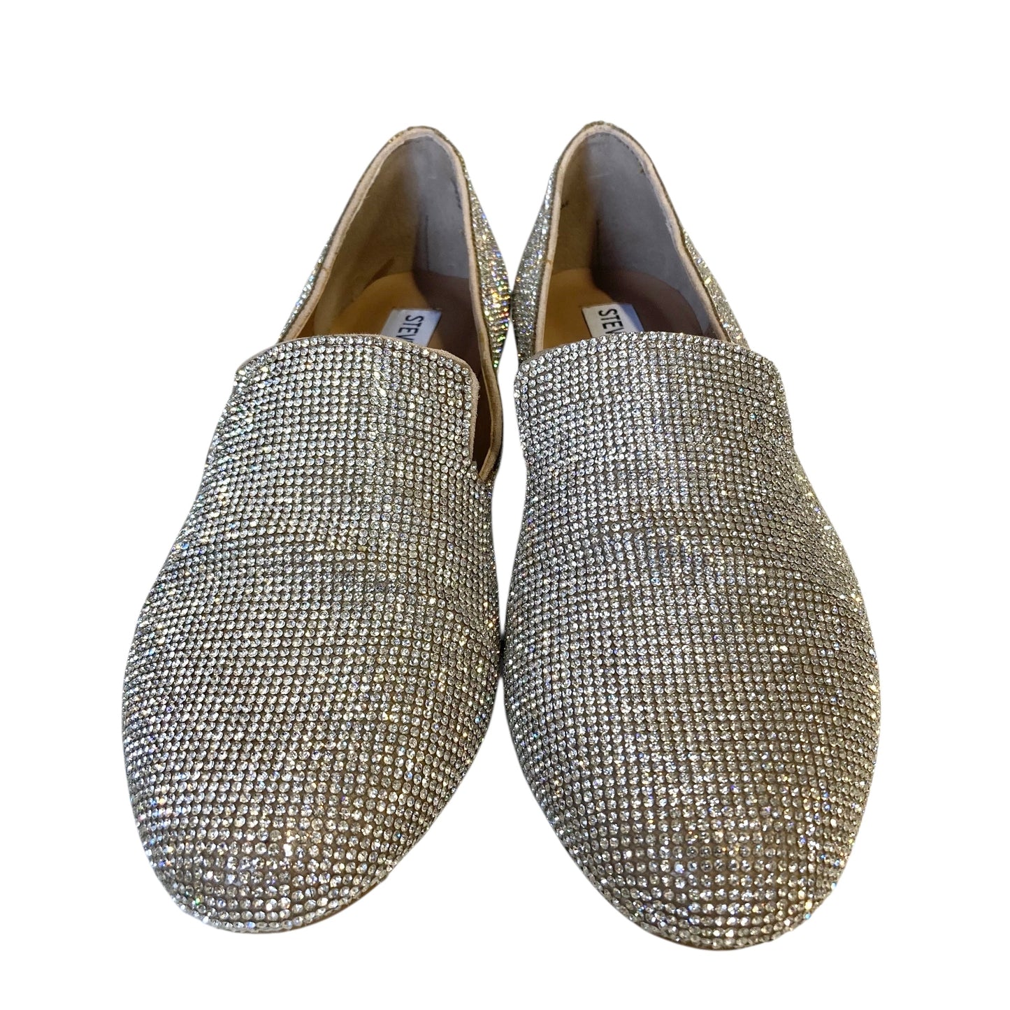 Shoes Flats By Steve Madden In Silver, Size:7