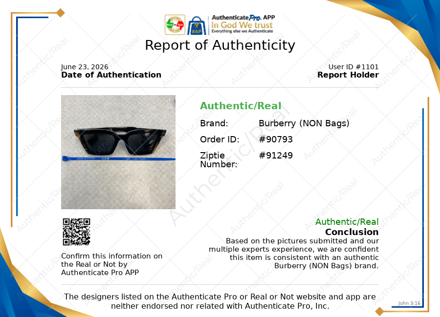 Sunglasses Luxury Designer By Burberry In Black
