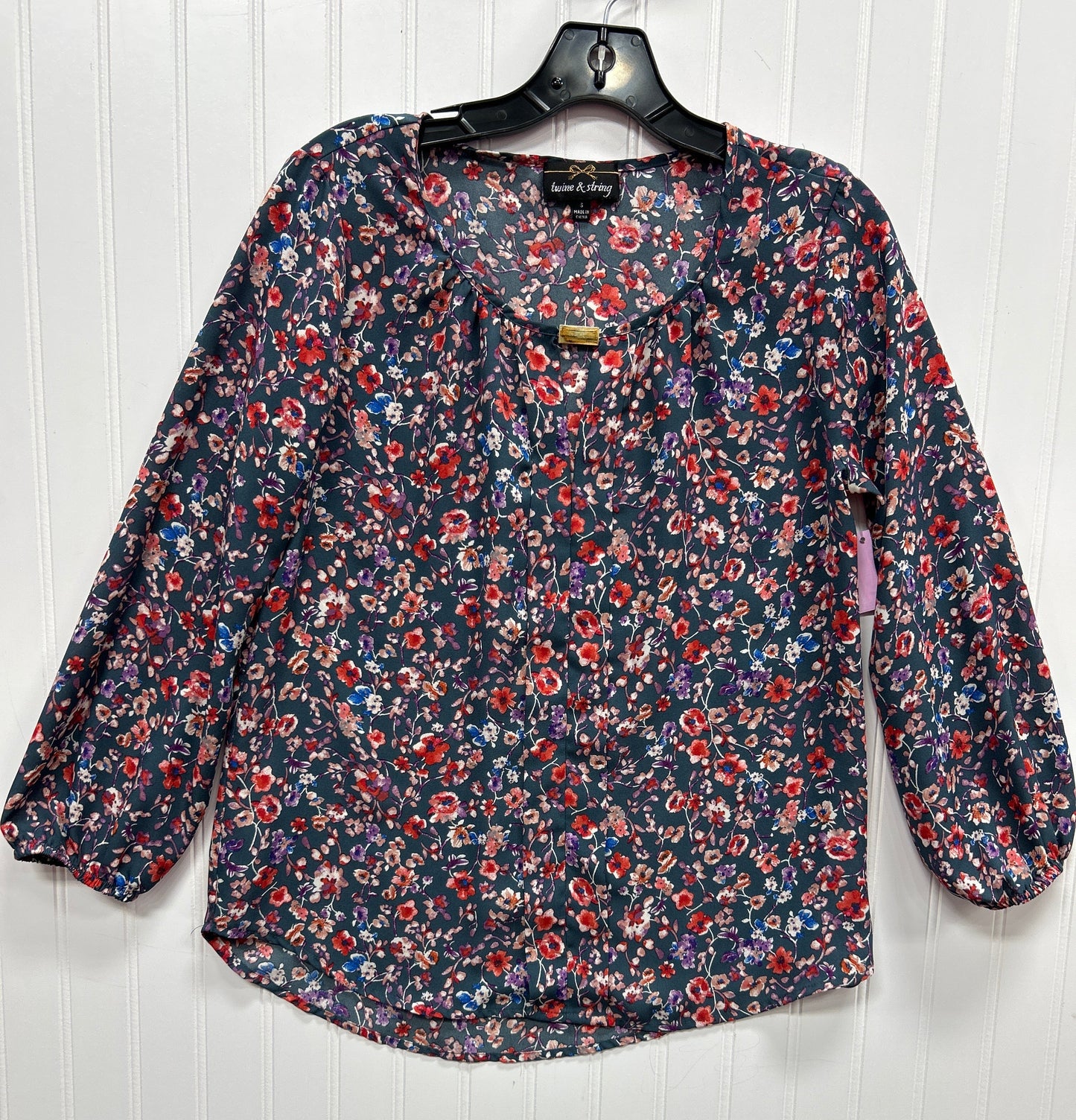 Blouse Ls By Cmc In Floral Print, Size:S