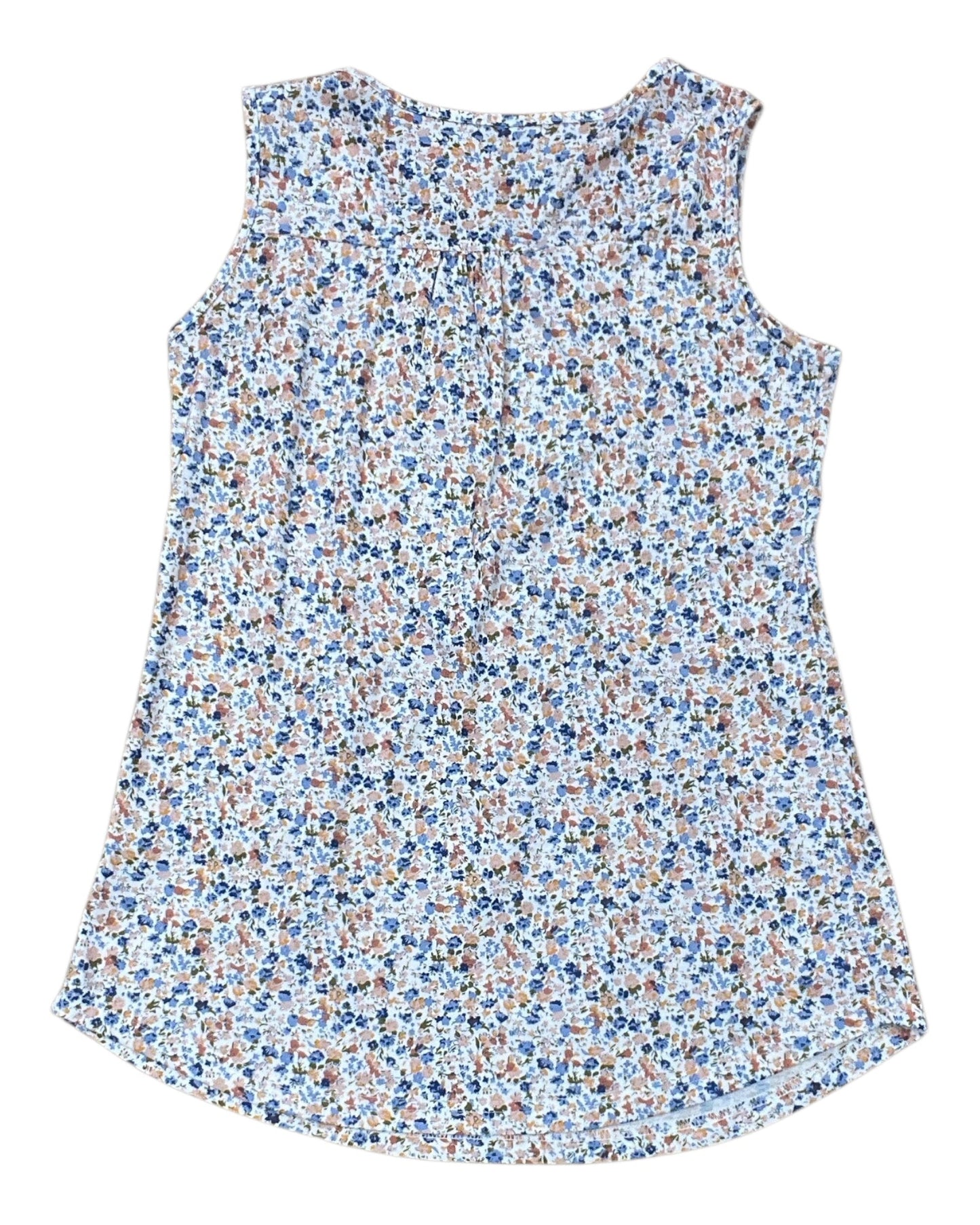 Top Sleeveless By Clothes Mentor In Blue & Orange, Size:S